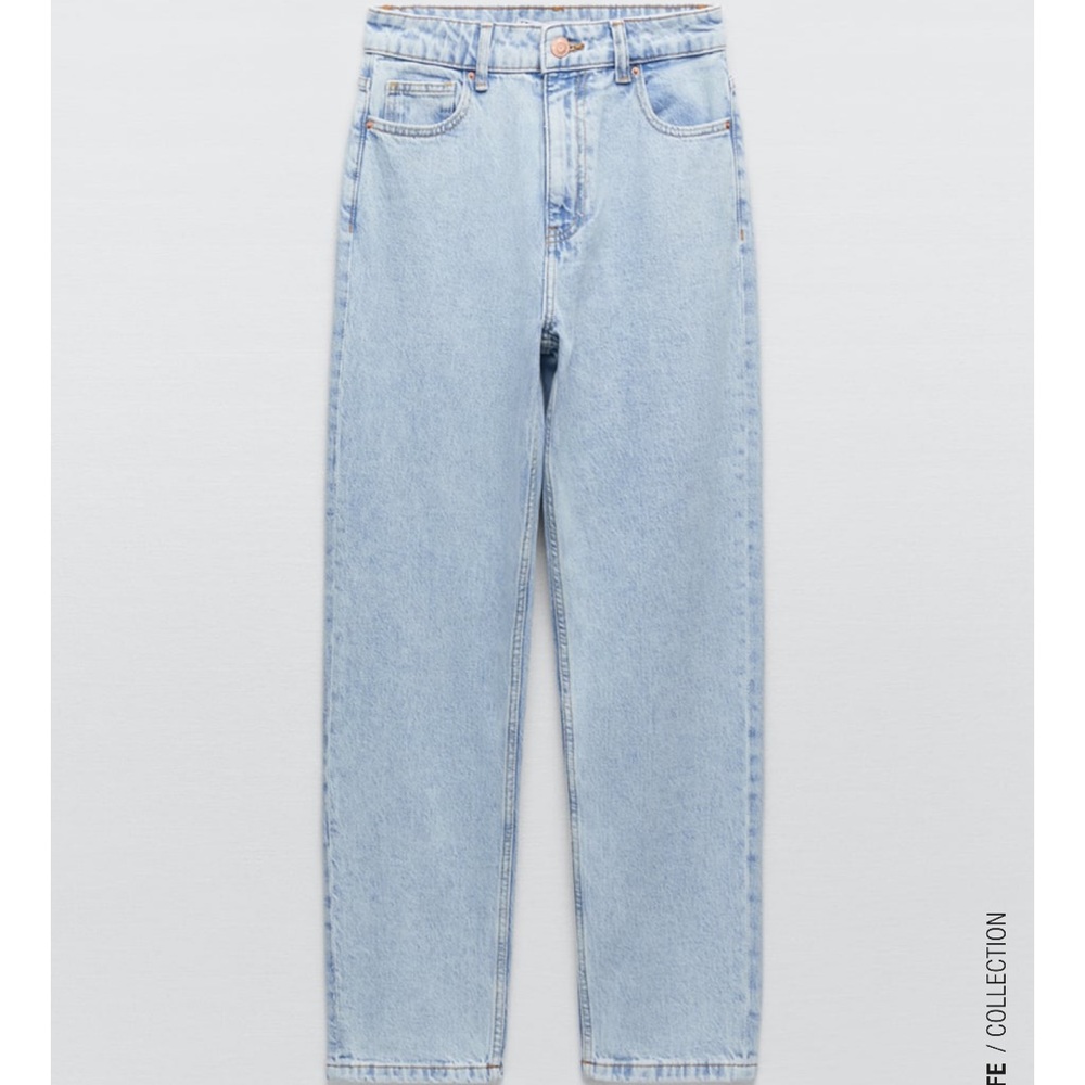 Zara Z1975 Mom Fit Jeans Light wash size 2